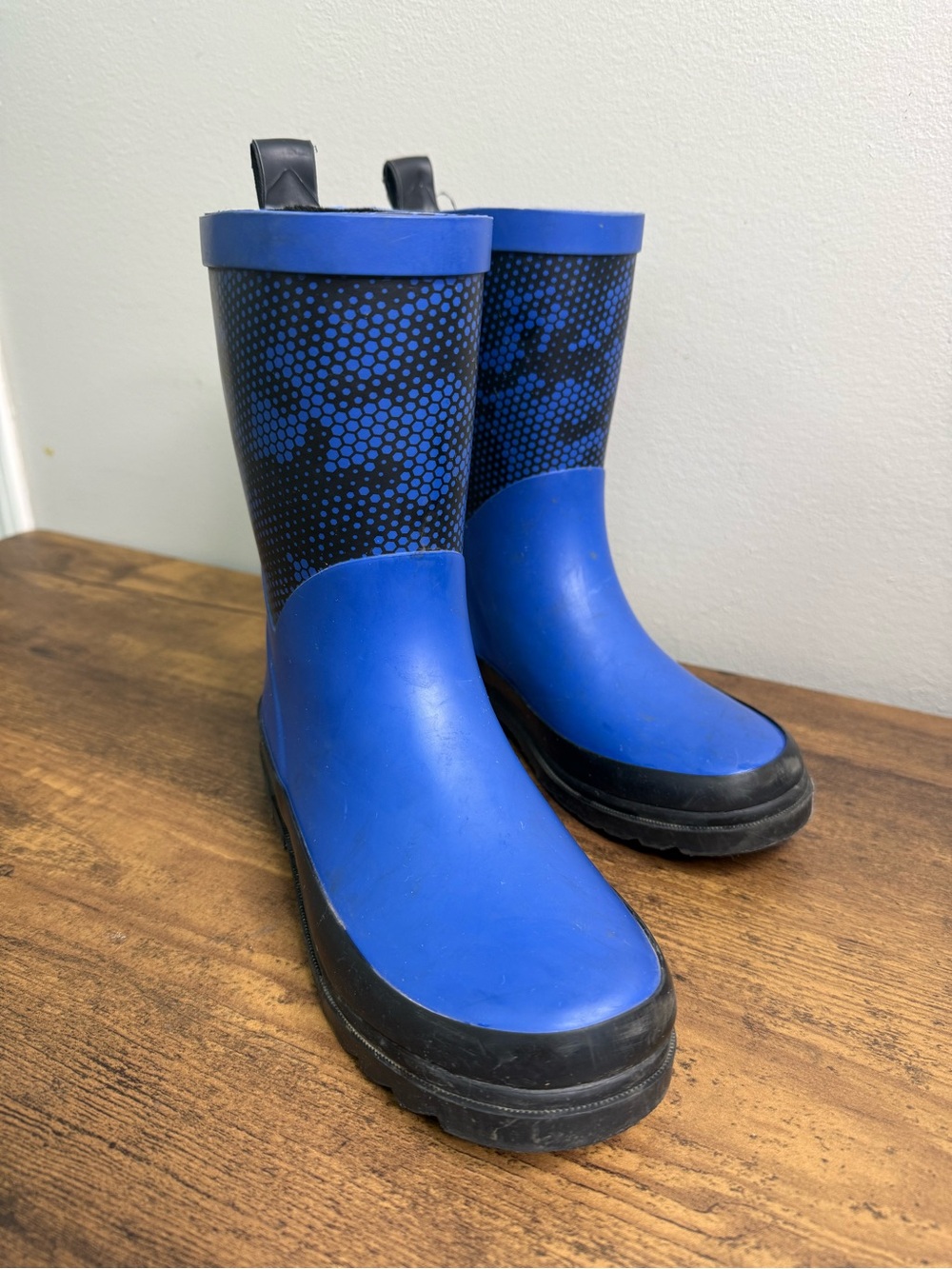 🔥2 for $10🔥 Kids Ripzone Blue Rain Boots Size 2